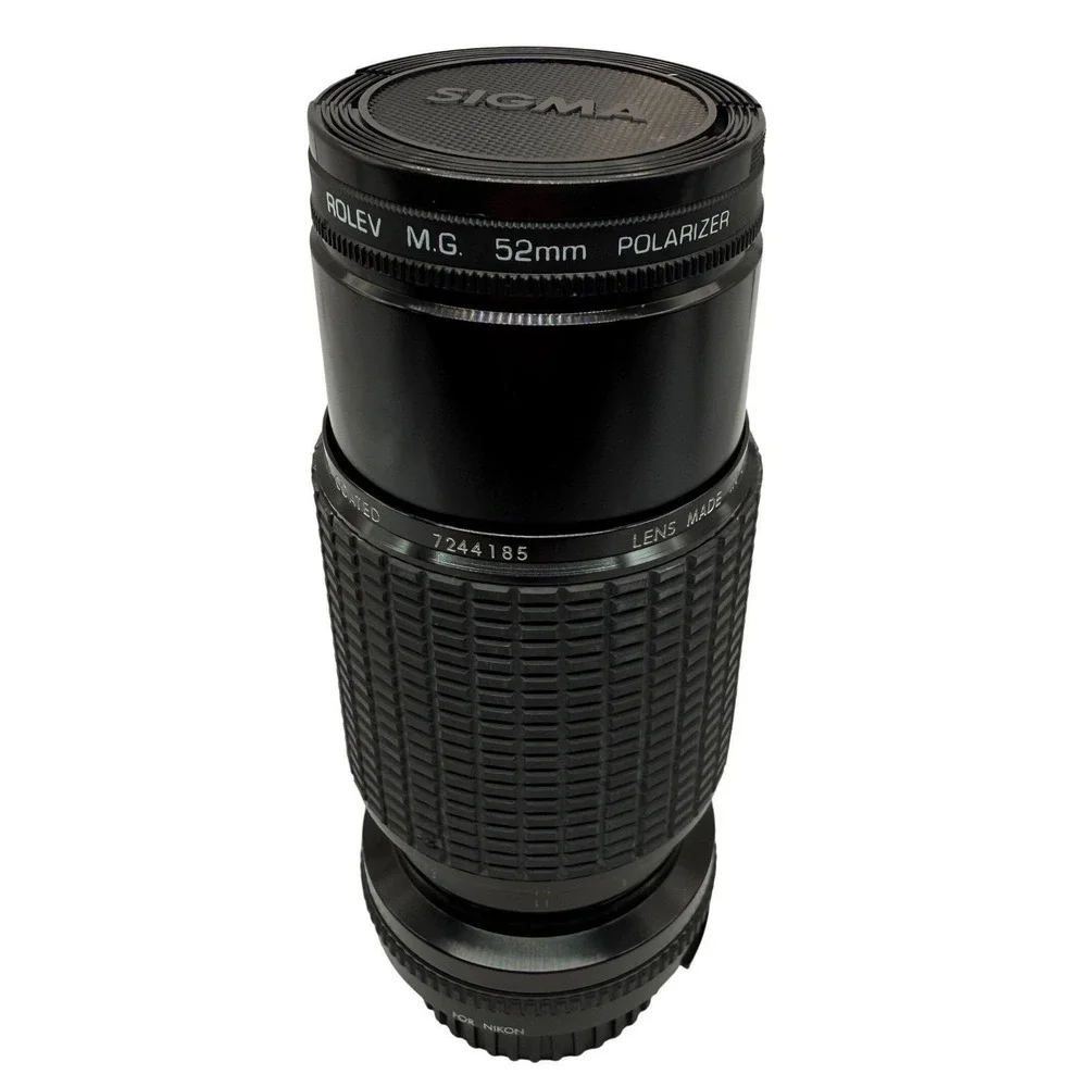 Sigma Zoom-Master 70-210 f/4-5.6 for Nikon - Made in Japan-Case‎ & Filter